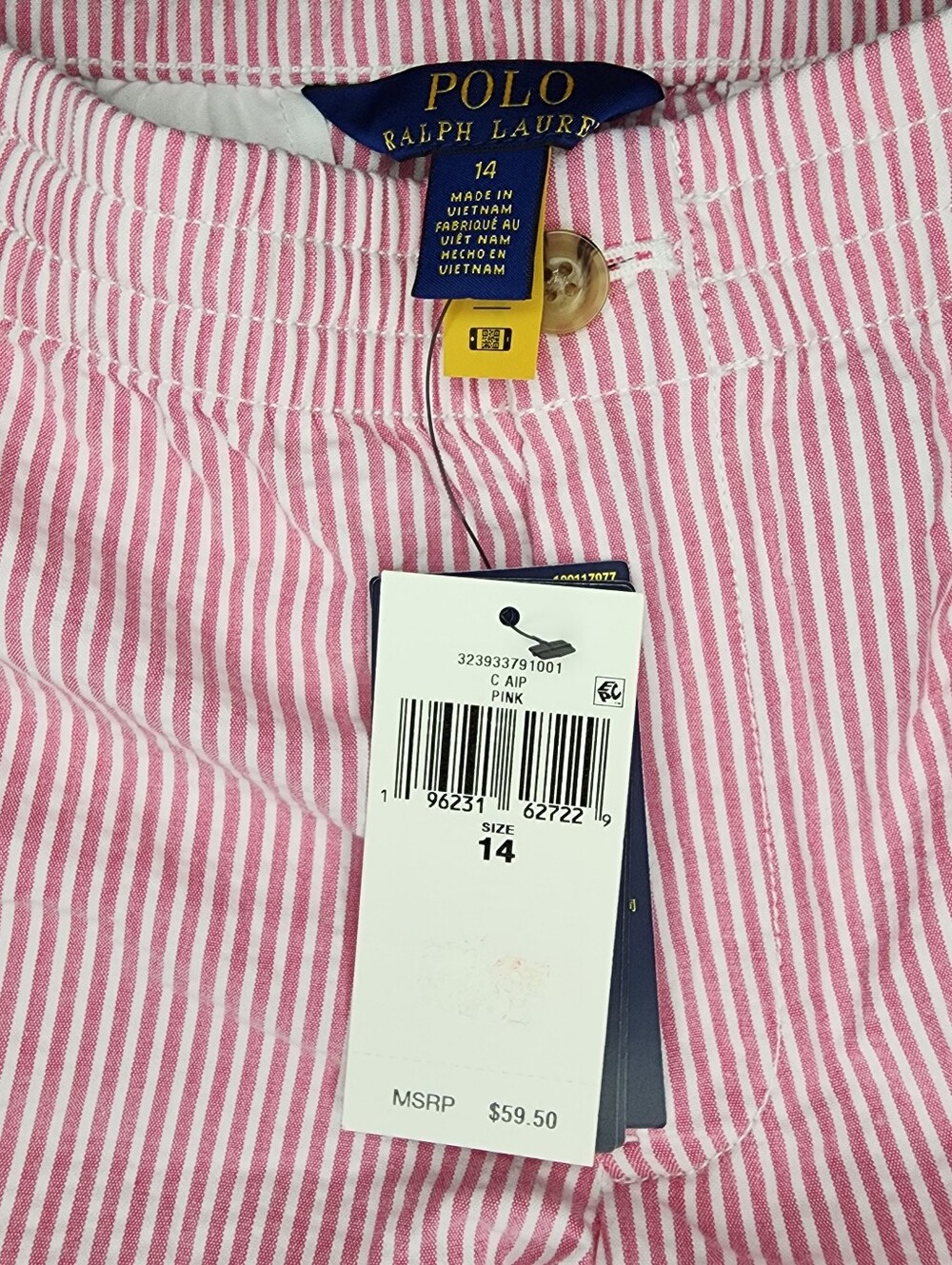 NWT Polo Ralph Lauren Prepster Stretch Seersucker Short, Boys 14 - Picture 4 of 4